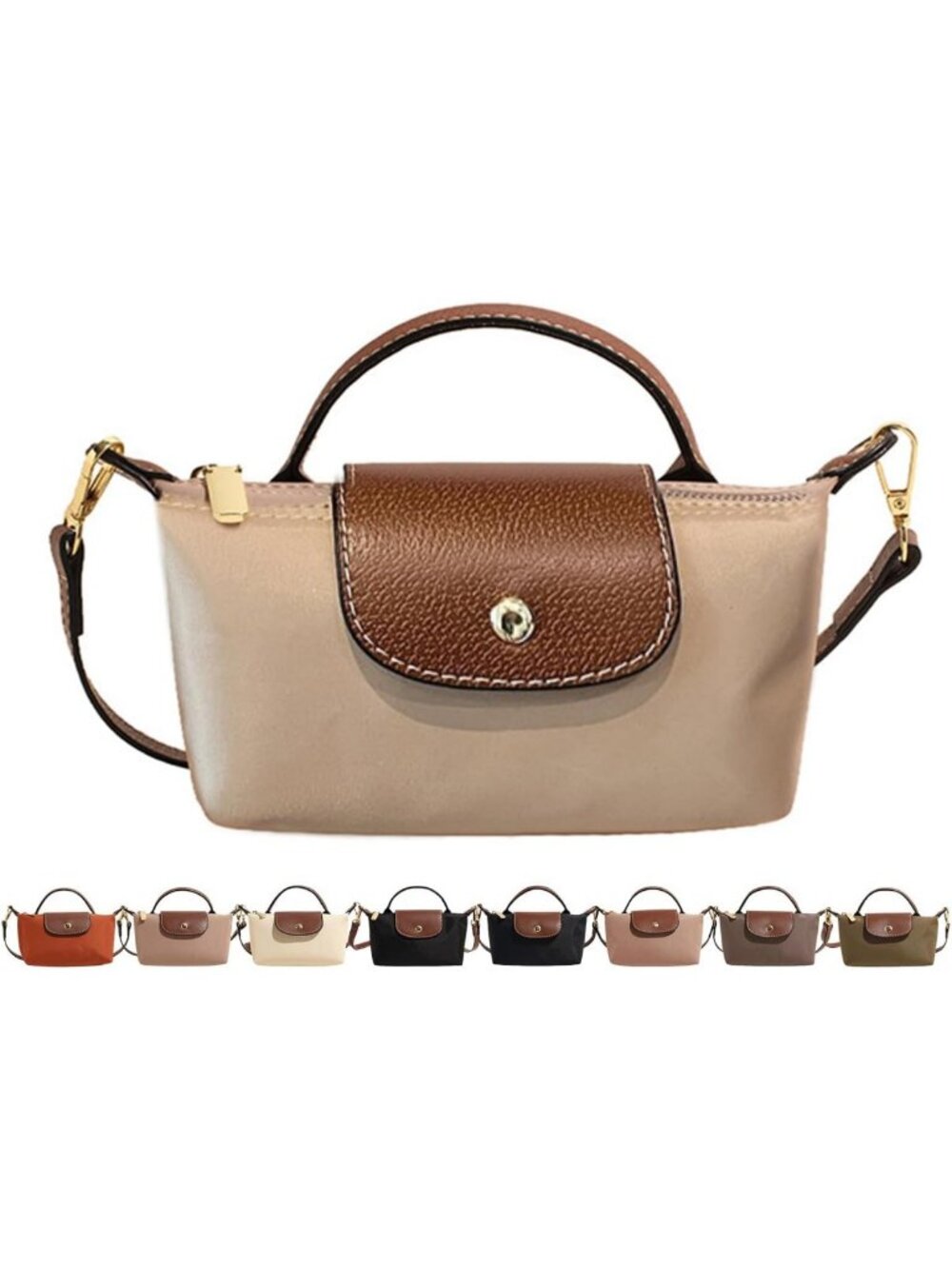 Stylish Mini Crossbody Bag with Adjustable Strap - Trendy Handbag for Women